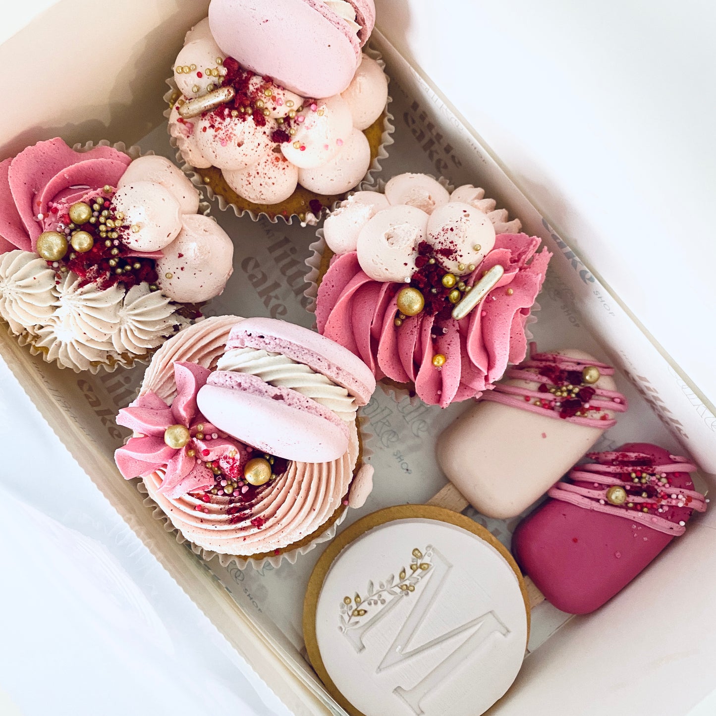 Mother's Day Gift Box - cupcakes, chocsicles & Cookie