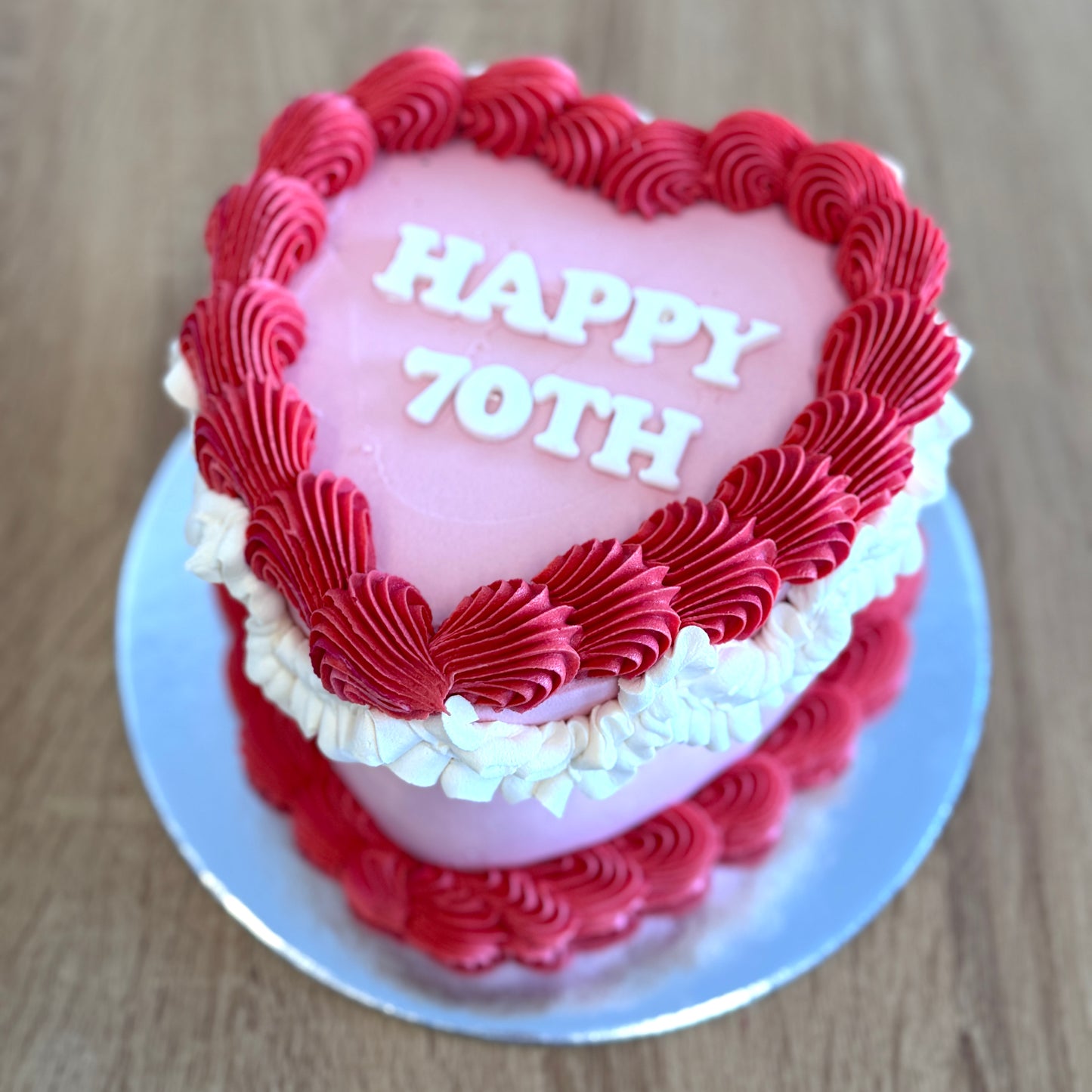 Love heart and ruffles Cake Class - $150.00 - Sunday 16th November 1pm - 4pm