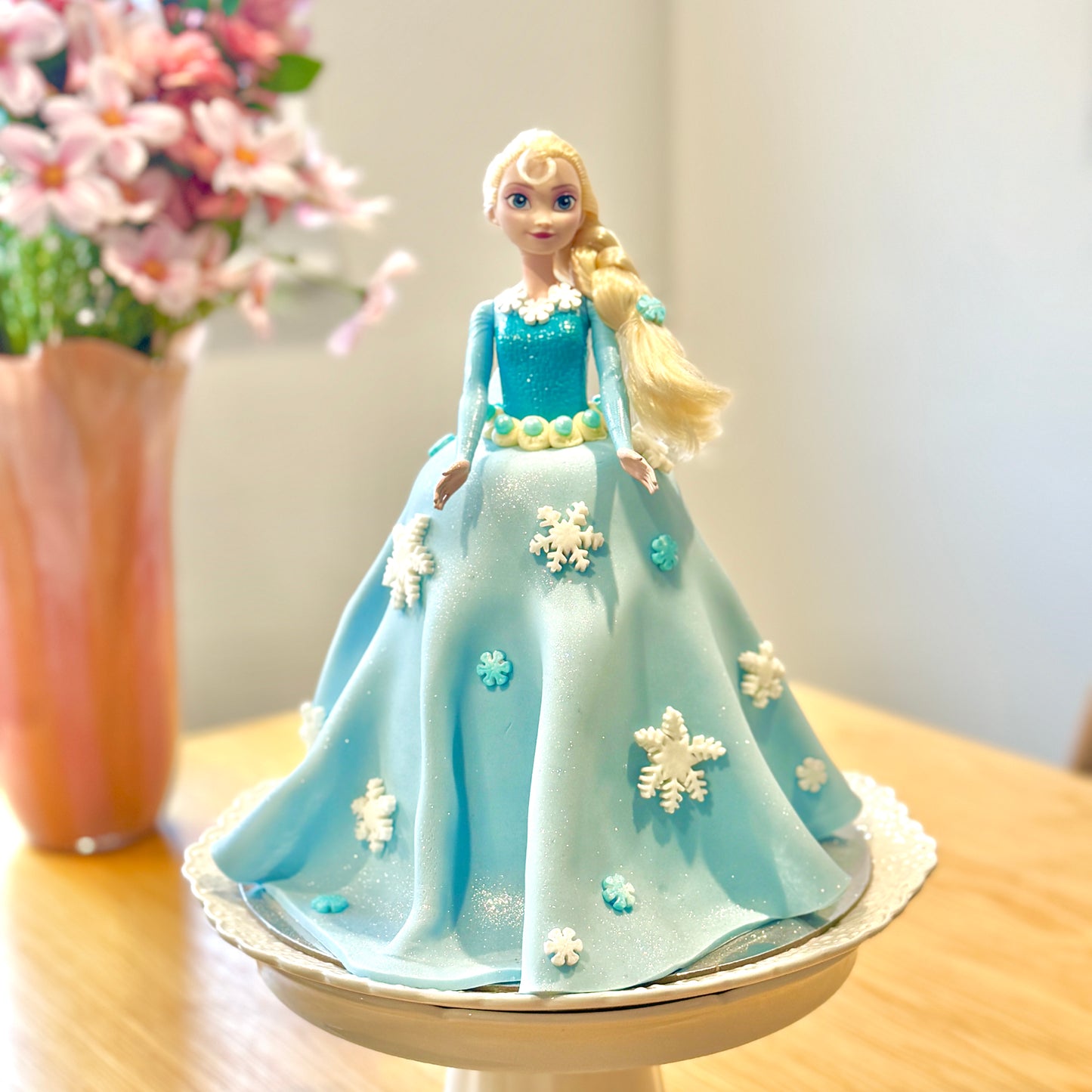 Doll Cake - Elsa, Moana, Ariel or Barbie