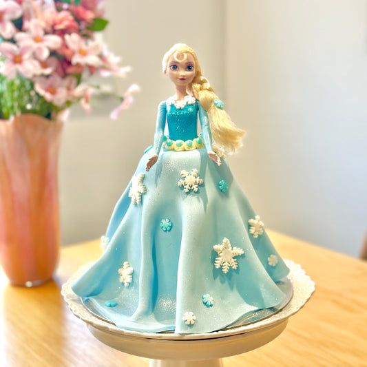 Doll Cake - Elsa, Moana, Ariel or Barbie