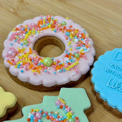 Christmas cookie Gift set - Donut know what i'd do without a teacher like you