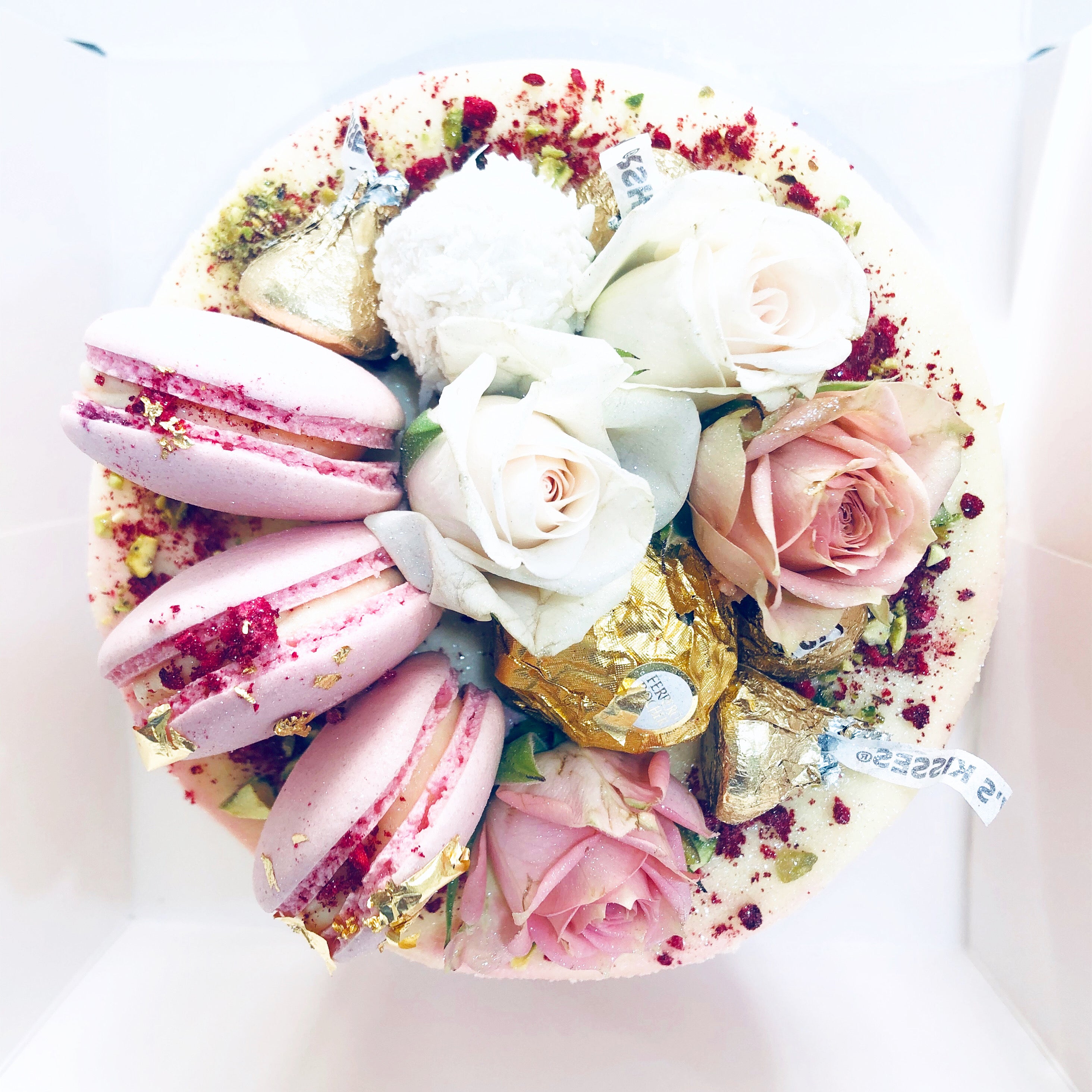 Mini Floral Drip Cake