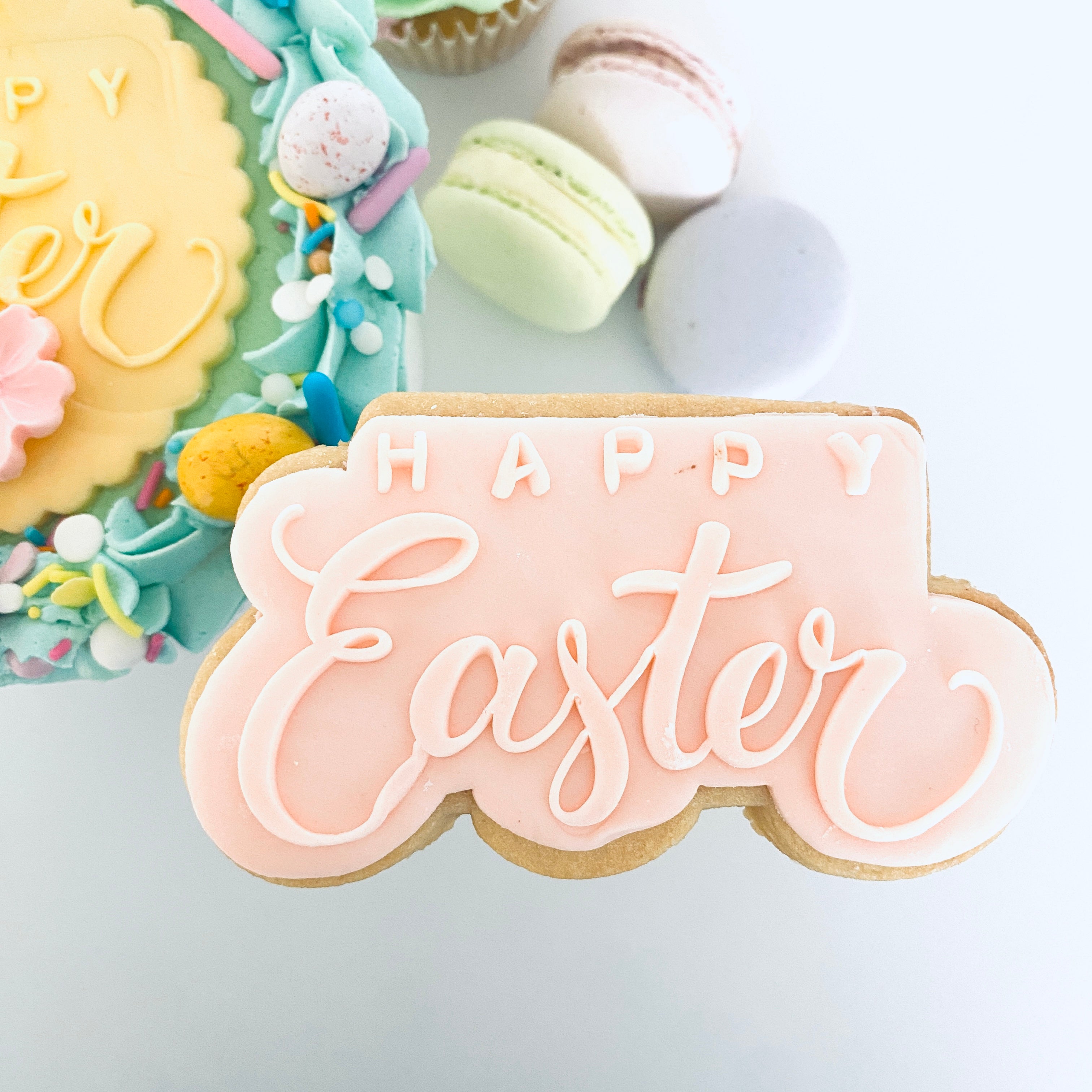 Happy Easter Sugar Cookie